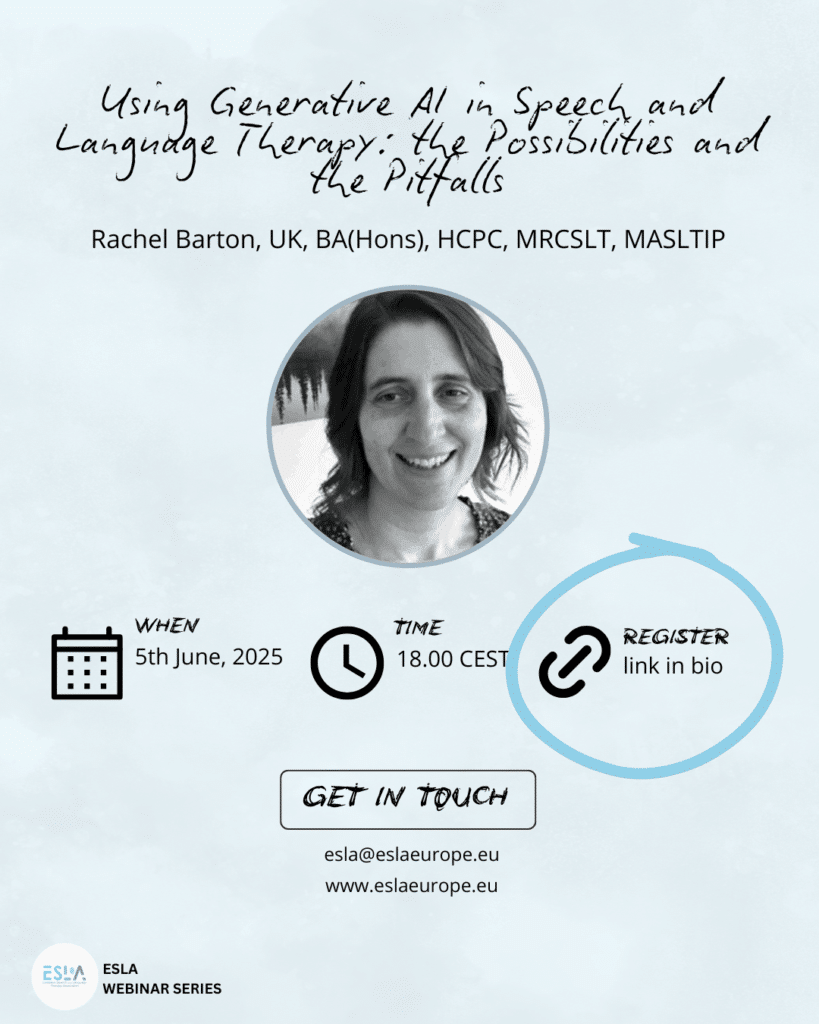 ESLA WEBINAR Rachel Barton LEARNING OBJECTIVES