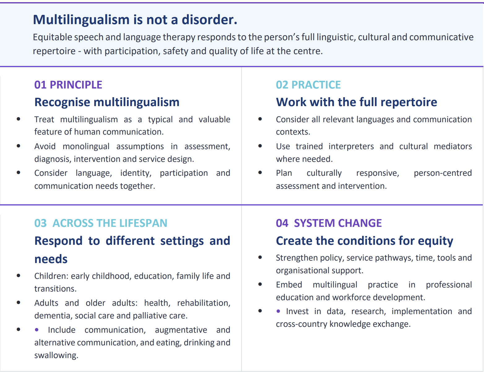 ESLA Multilingualism Position Paper